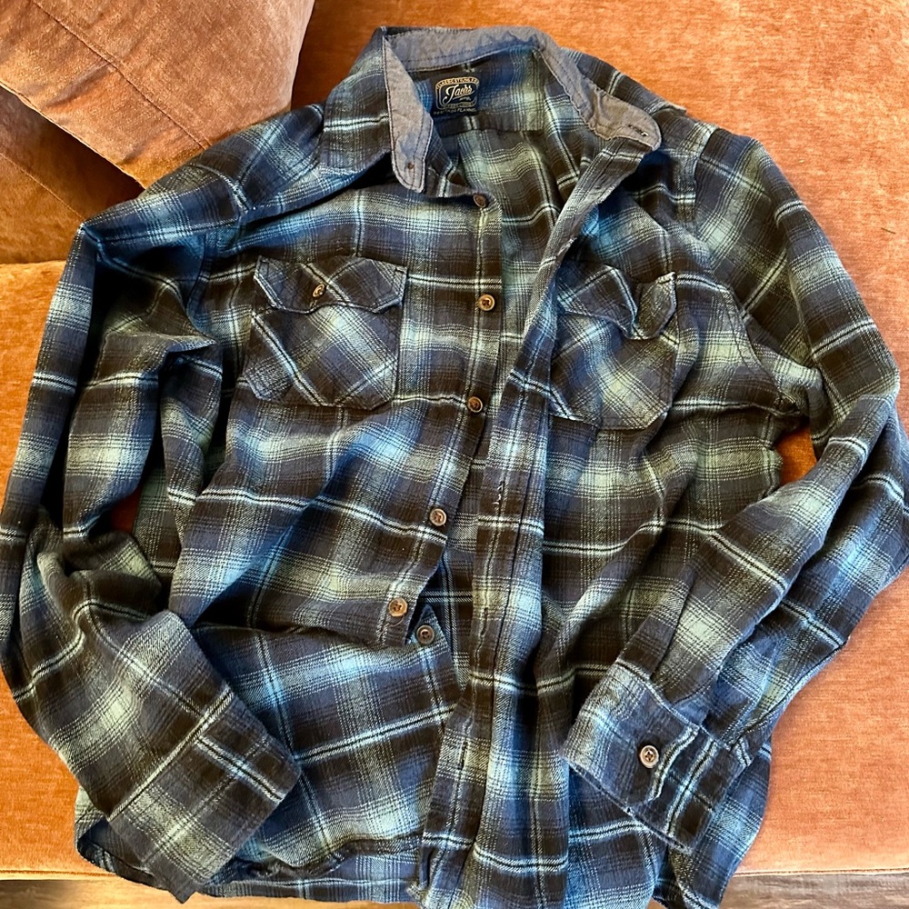 Heritage Flannel in Blue and Black
